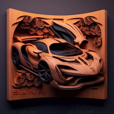 3D мадэль McLaren Senna (STL)